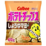 Bánh Snack khoai Tây Vị Nước Tương&Mayonnaise(Potato Chips Shoyu Mayo) 60G